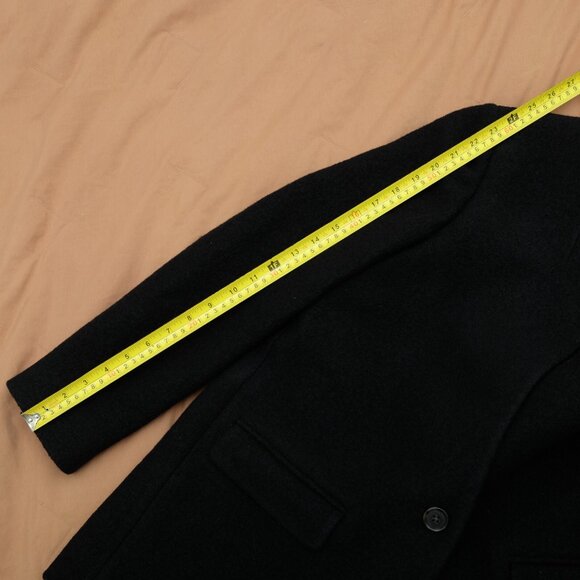 J Crew Boiled Wool Leighton Blazer Jacket Black Size 8 BA536 - Picture 7 of 8